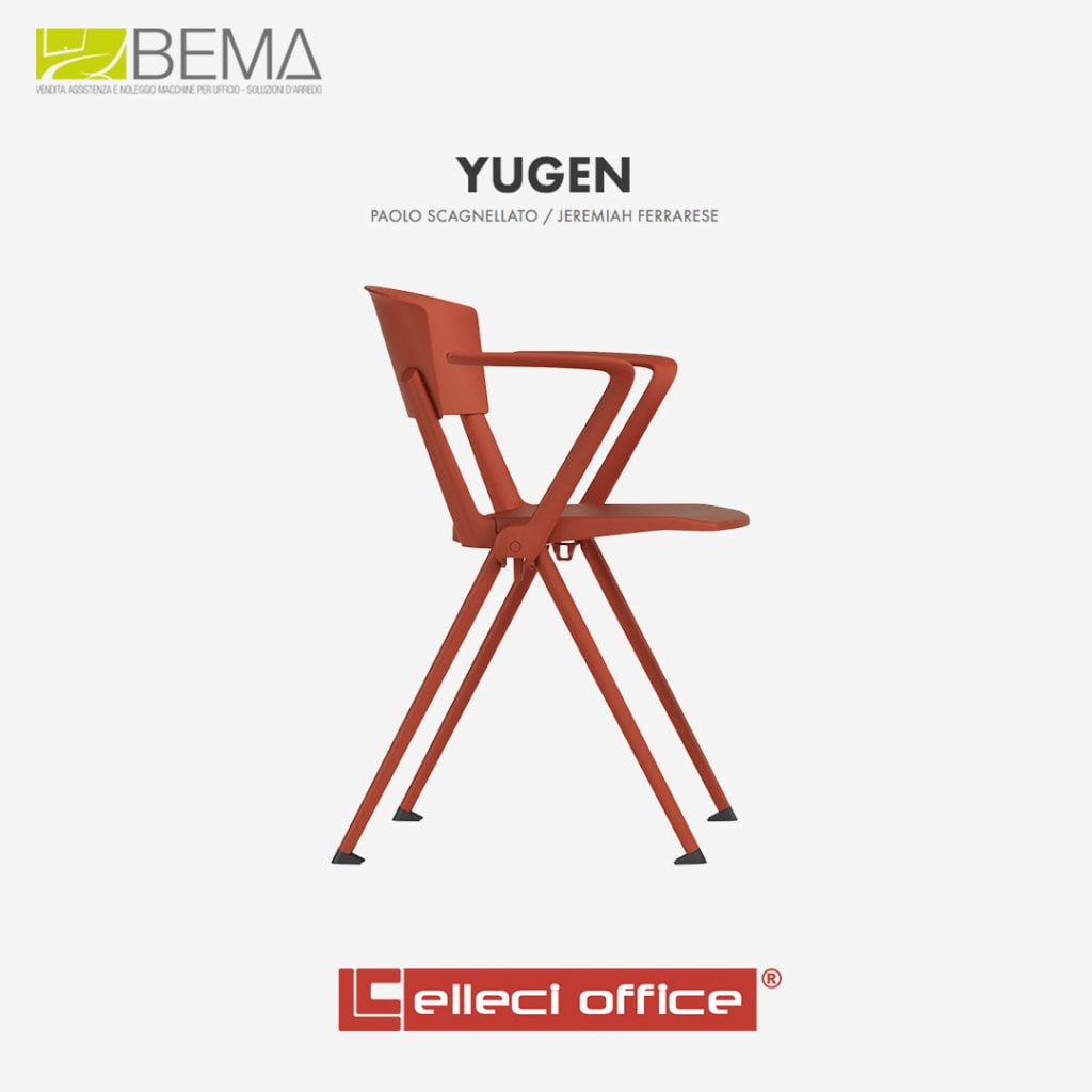Yugen by Elleci Office: una seduta multiuso di design pensata per arredare la colletività e ottenere tante configurazioni diverse